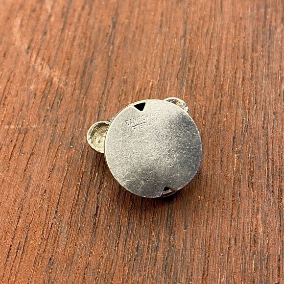 Vintage Danecraft 925 Sterling Silver Retro Rotary Phone Moves Pendant Charm - Picture 2 of 3